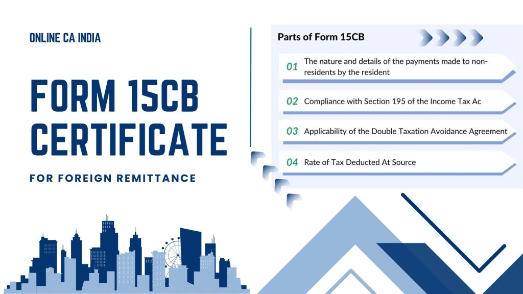 15CB Certificate for foreign remittance
