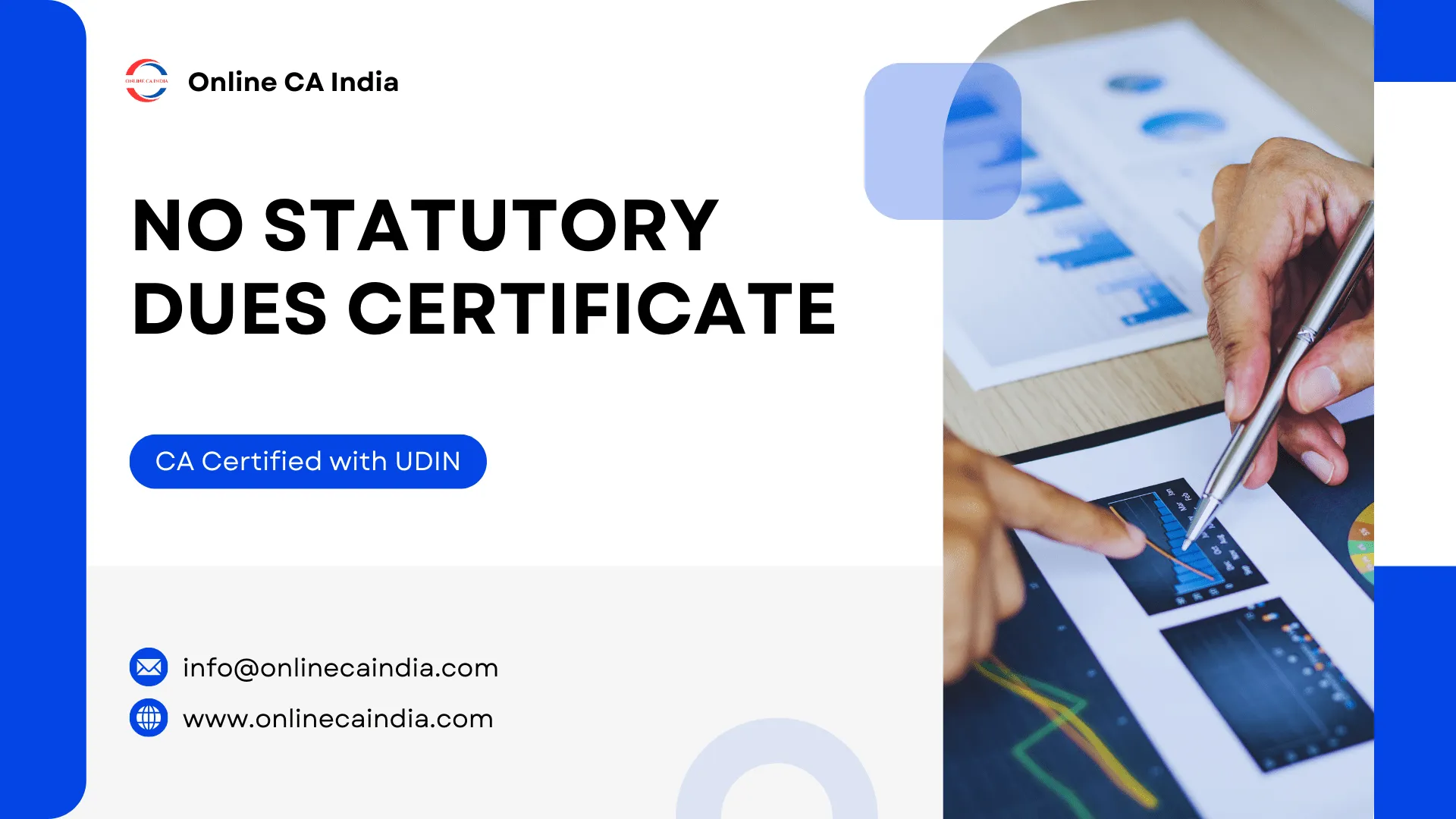 No statutory dues certificate