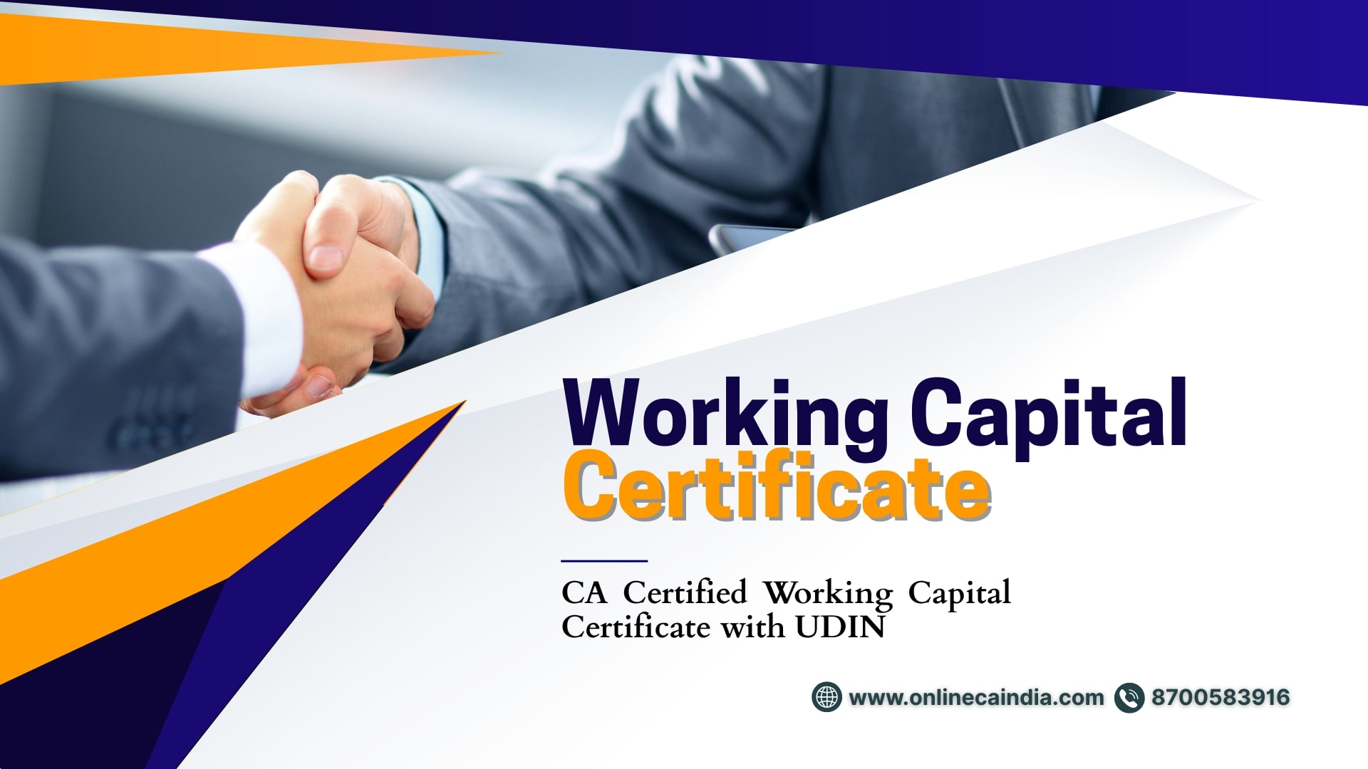 Working Capital Certificate