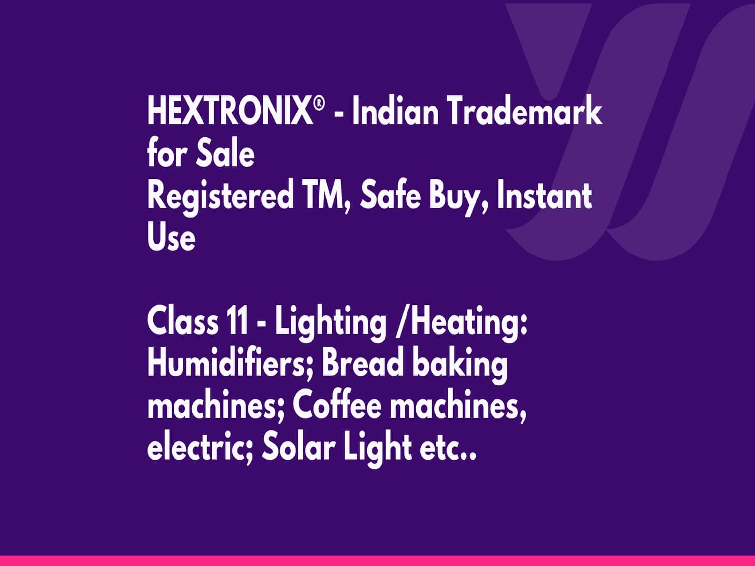 Trademark for sale
